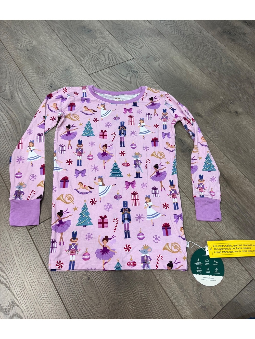 Little Sleepies nutcracker holiday print pajama top only 12/14 NWT